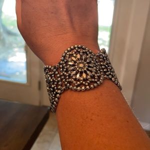 Silver adjustable bracelet